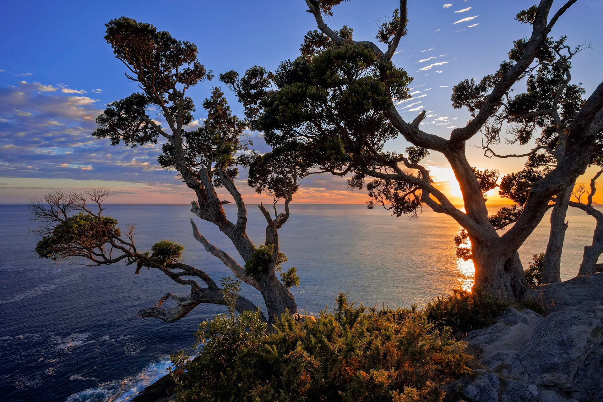 Sunrise at Te Pare Point