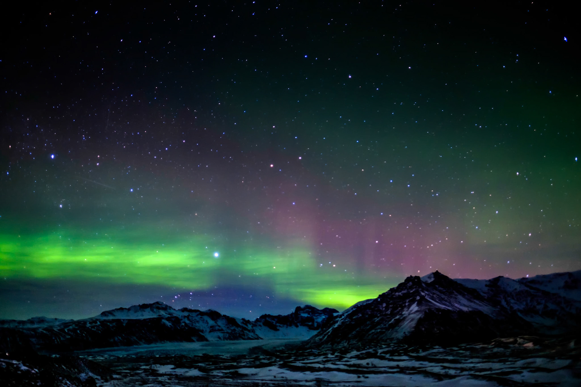 Northern Lights Southern Iceland