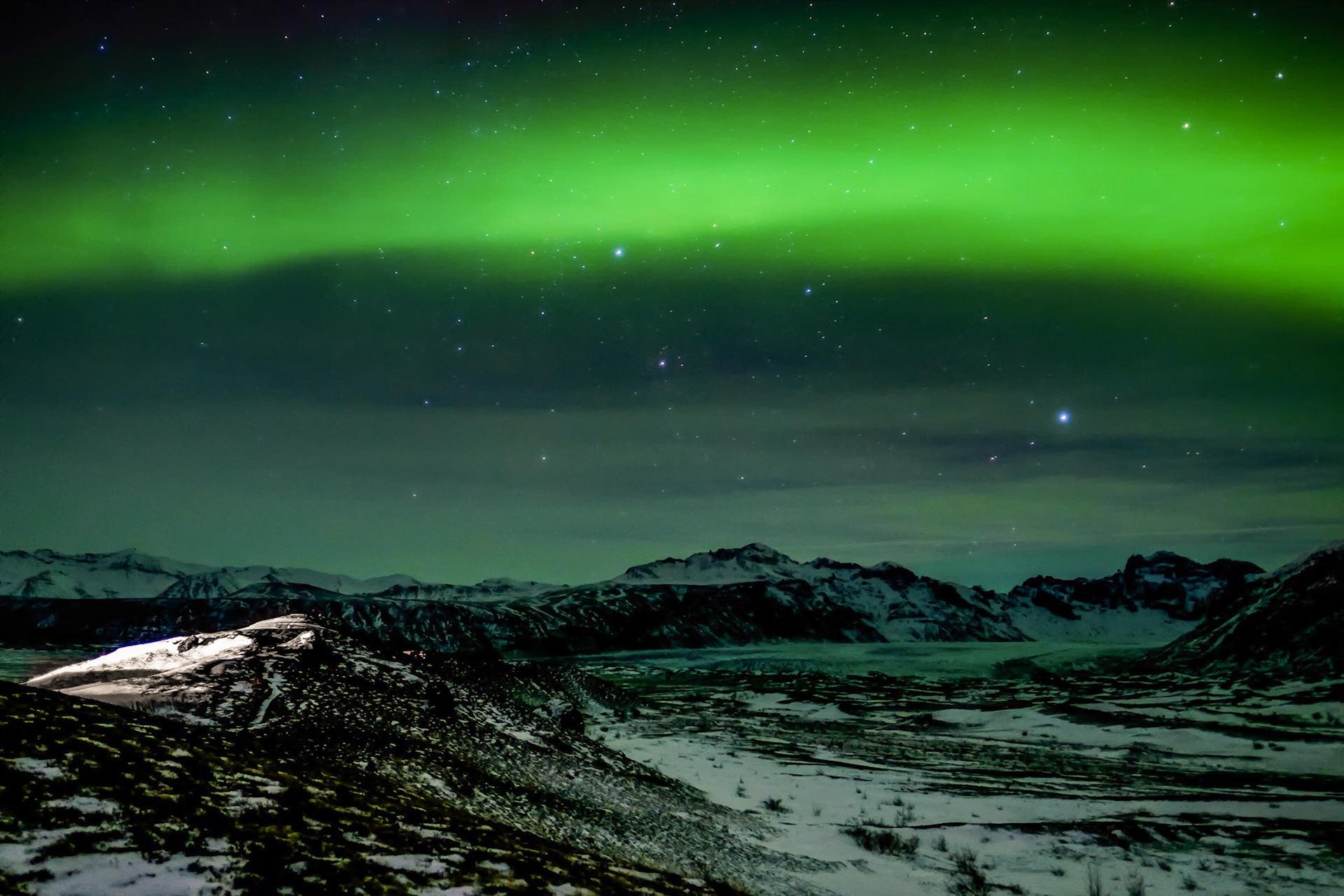 Northern Lights Southern Iceland