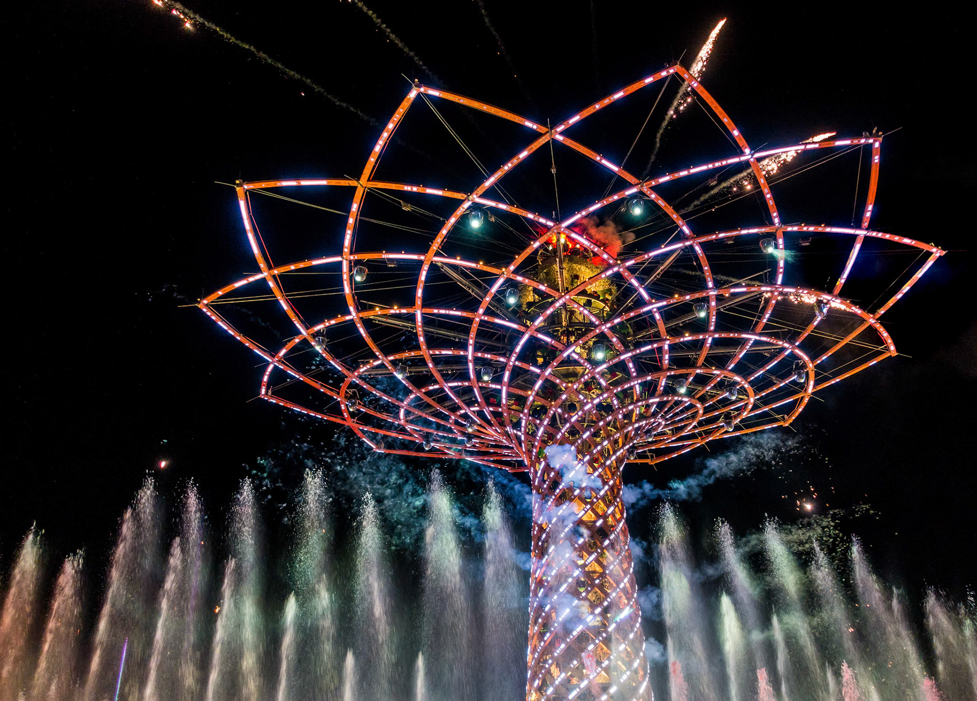 Tree of Life at Expo in Milan Italy