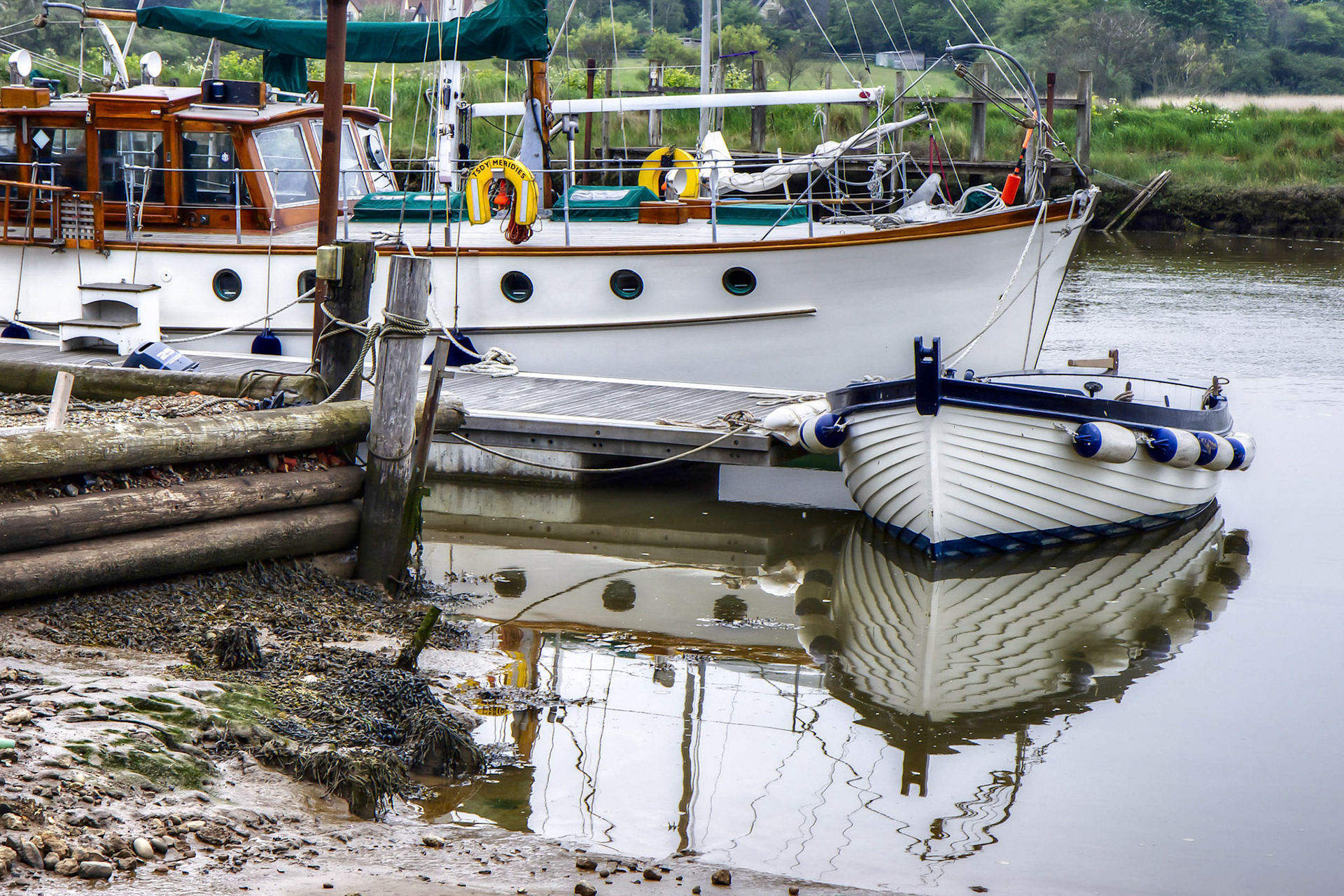 Boats on the River Blyth at Southwold