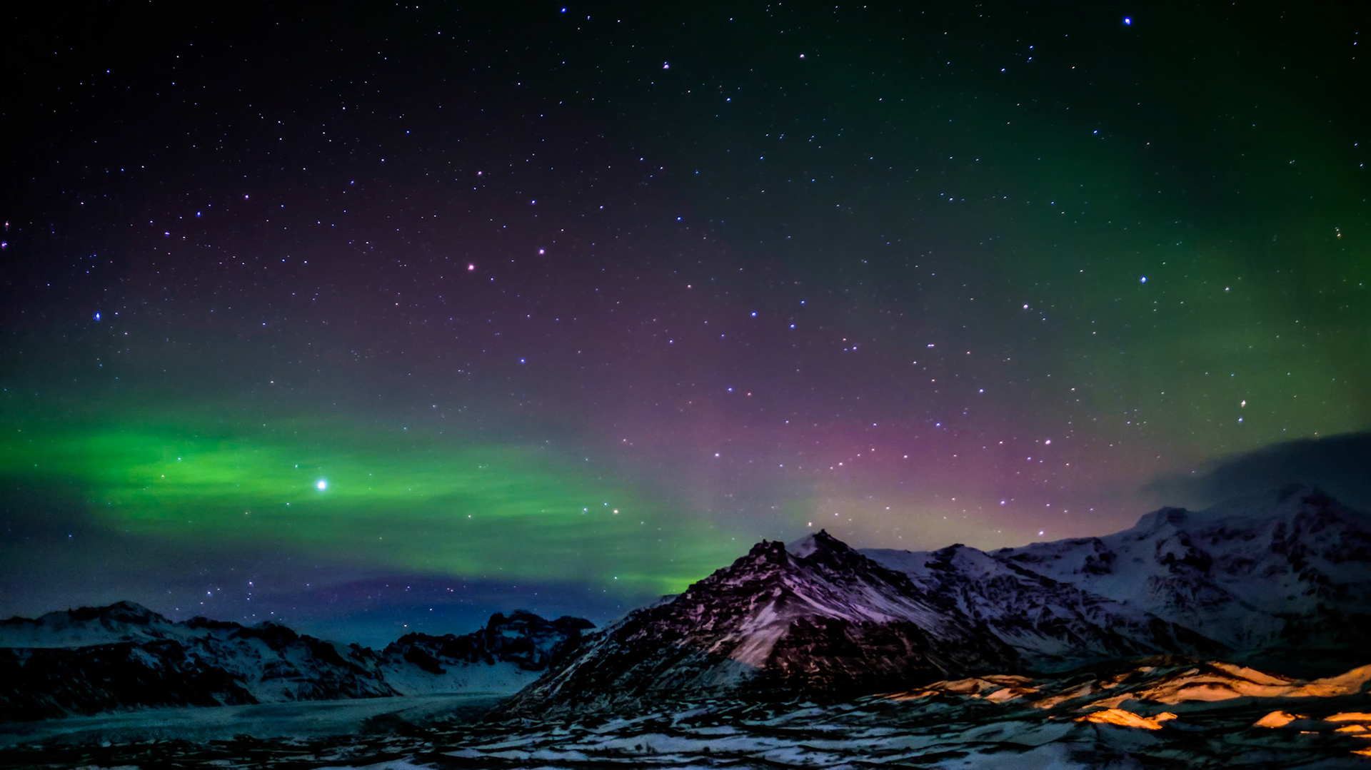 Northern Lights Southern Iceland