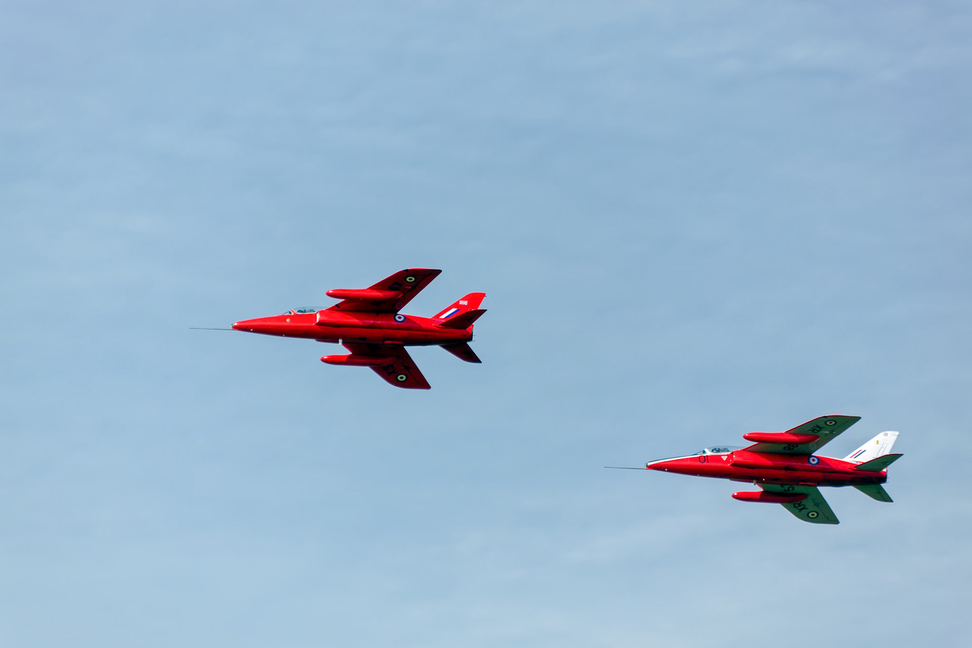 Folland Gnats at Shoreham Airshow