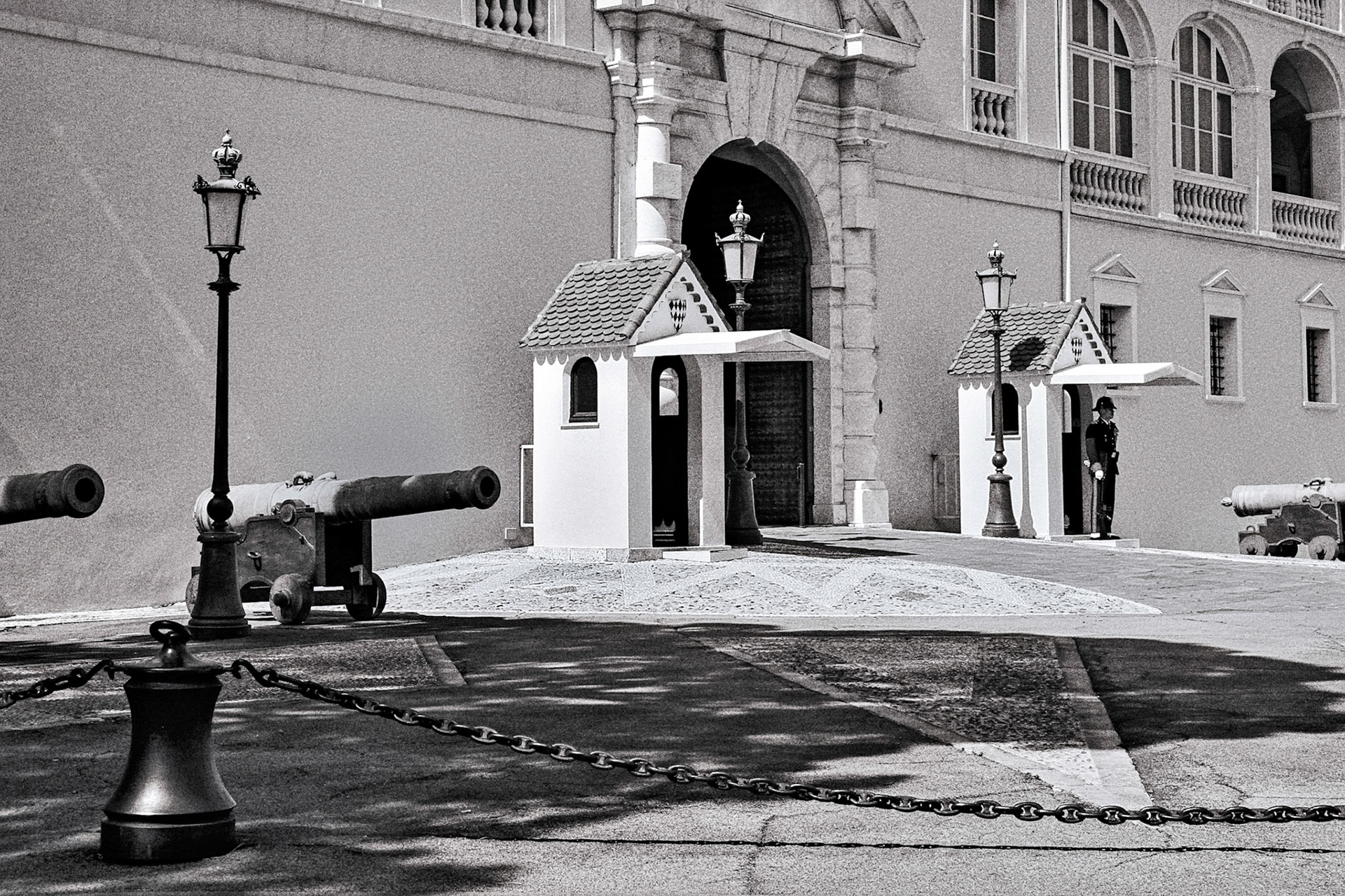 Guard on Duty at Prince's Palace Monte Carlo