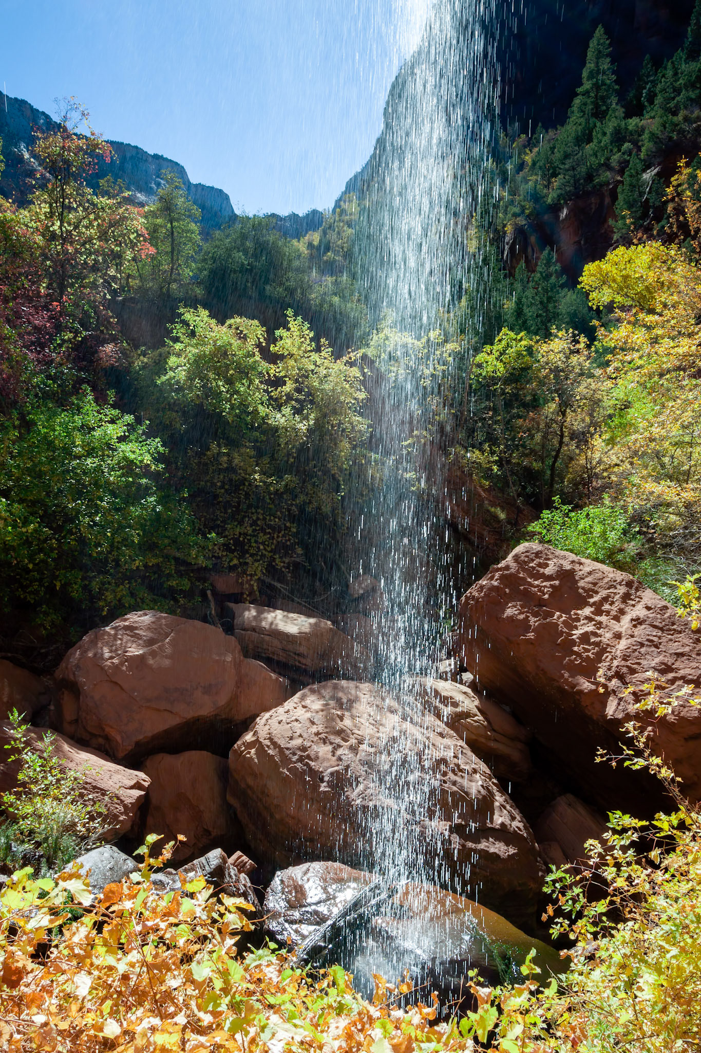 Small Waterfall in Zion National Park