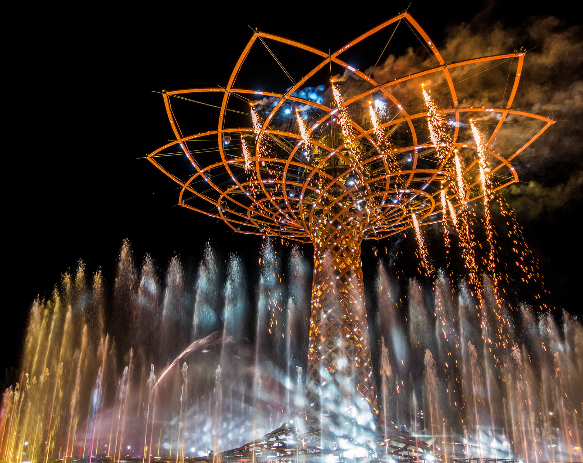 Tree of Life at Expo in Milan Italy