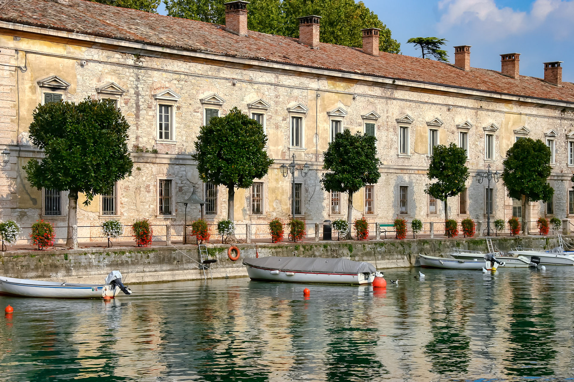 Row of Houses in Desenzano del Garda