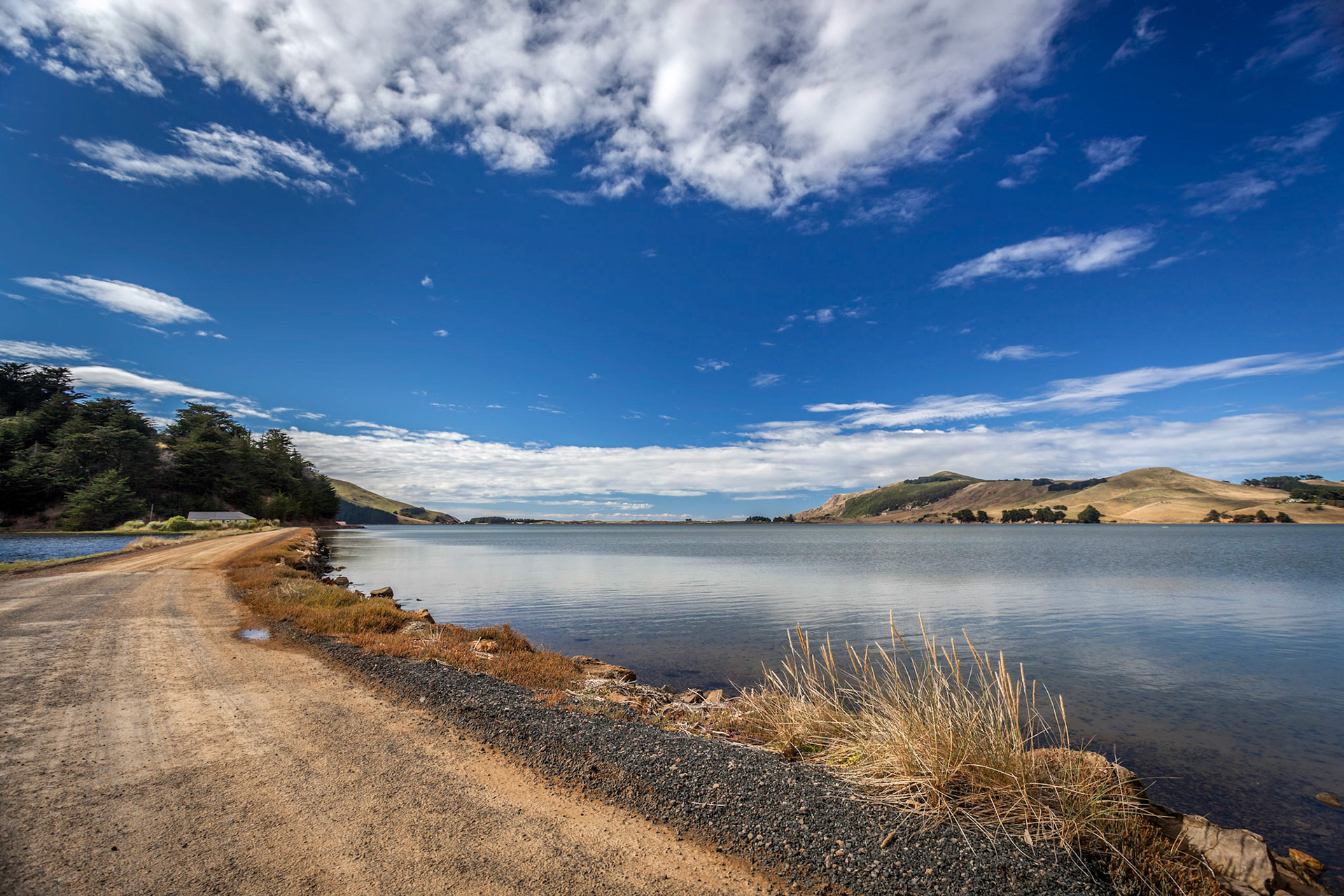 OTAGO PENINSULA, DUNEDIN/NEW ZEALAND FEBRUARY 20 : The Otago Peninsula near Dunedin in New Zealand on Februrary 20, 2012