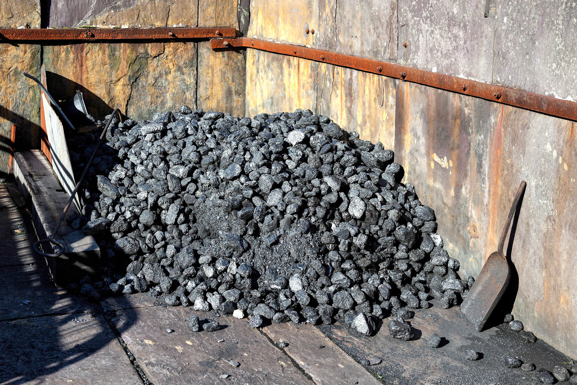 Coal Yard at LLanberis Slate Mine