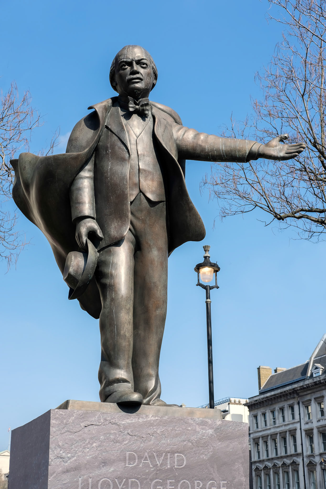 Statue of David Lloyd George in Parliament Square