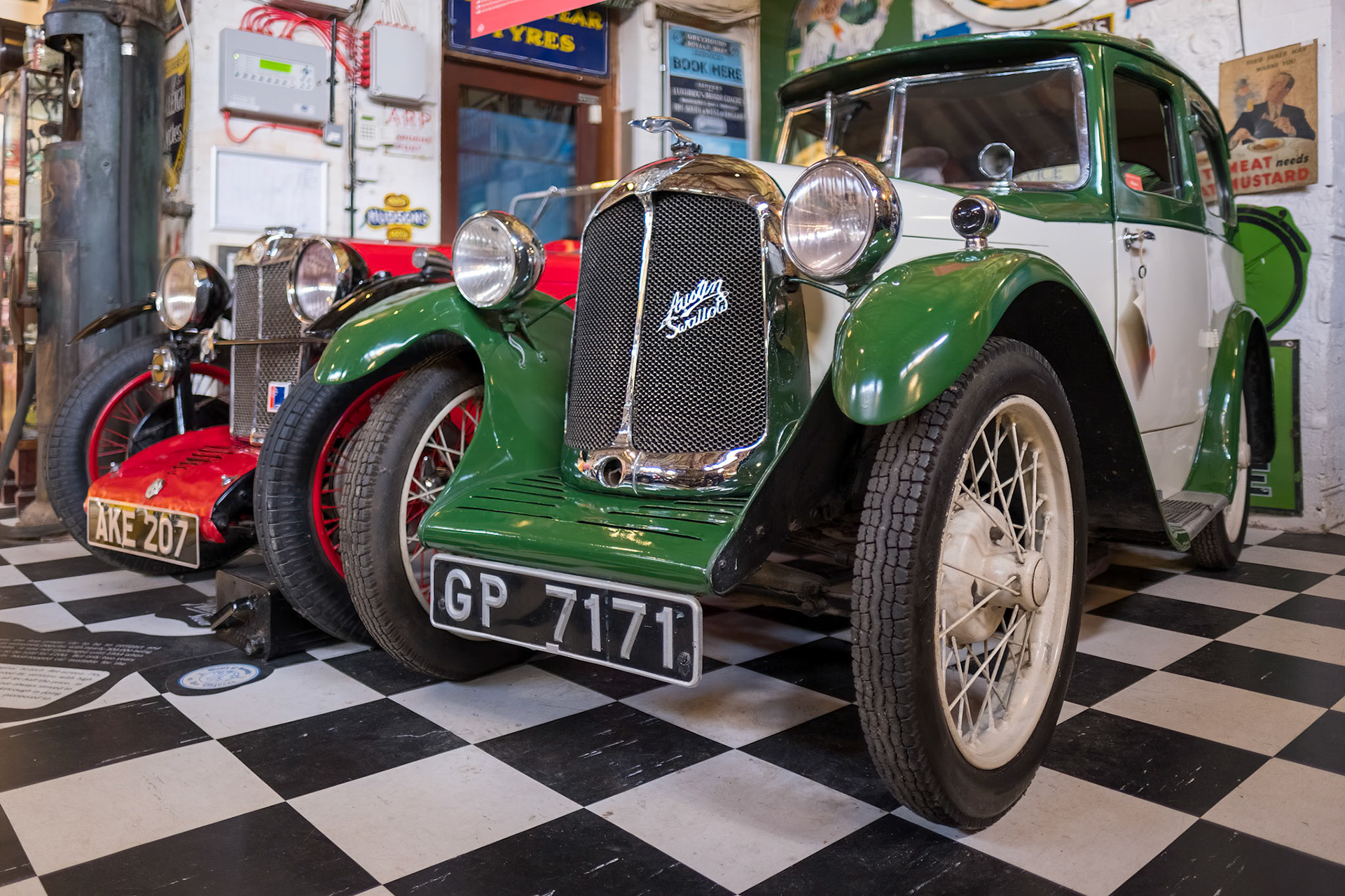 Austin Swallow in the Motor Museum at Bourton-on-the-Water