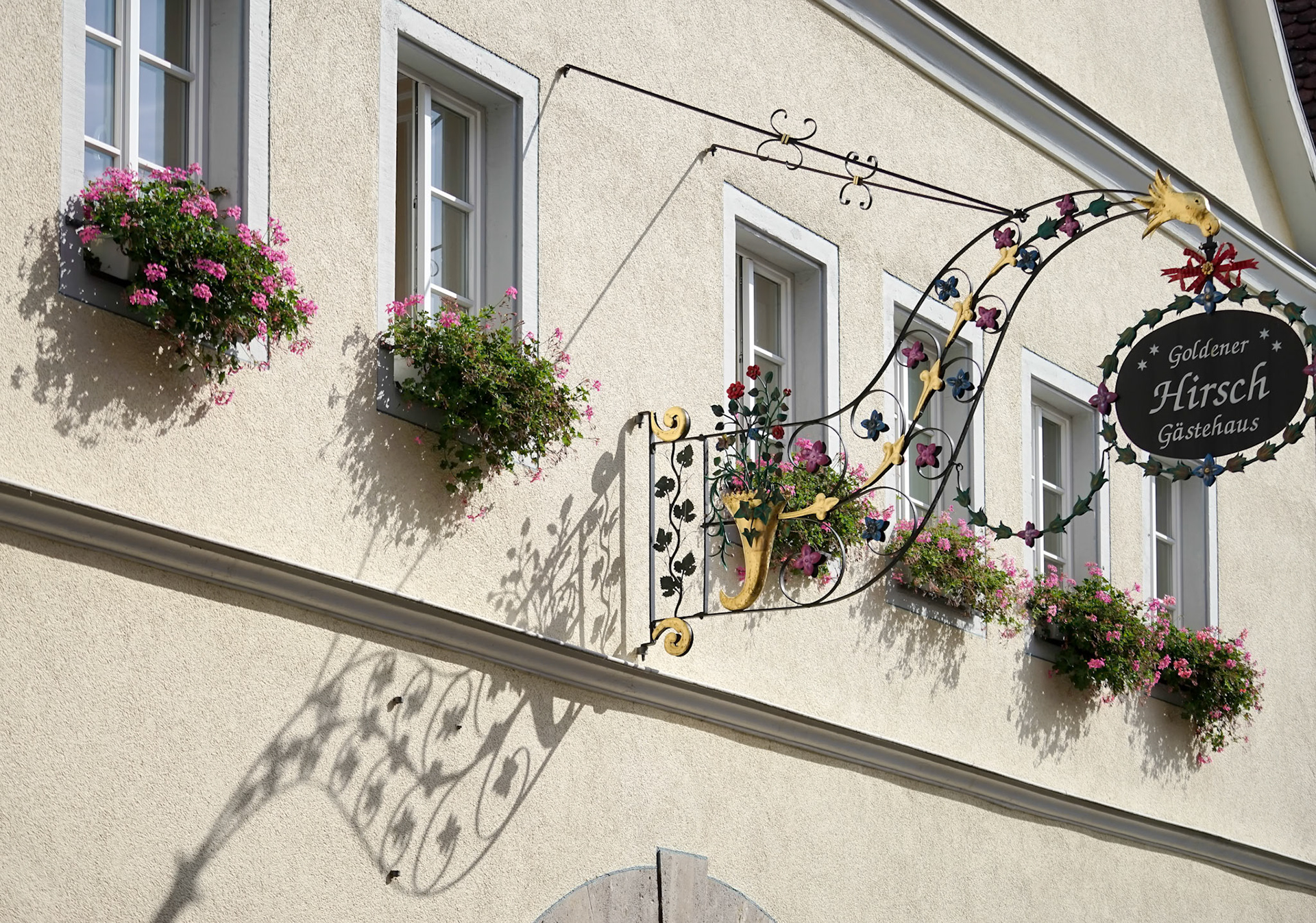 Hotel Hanging Sign in Rothenburg