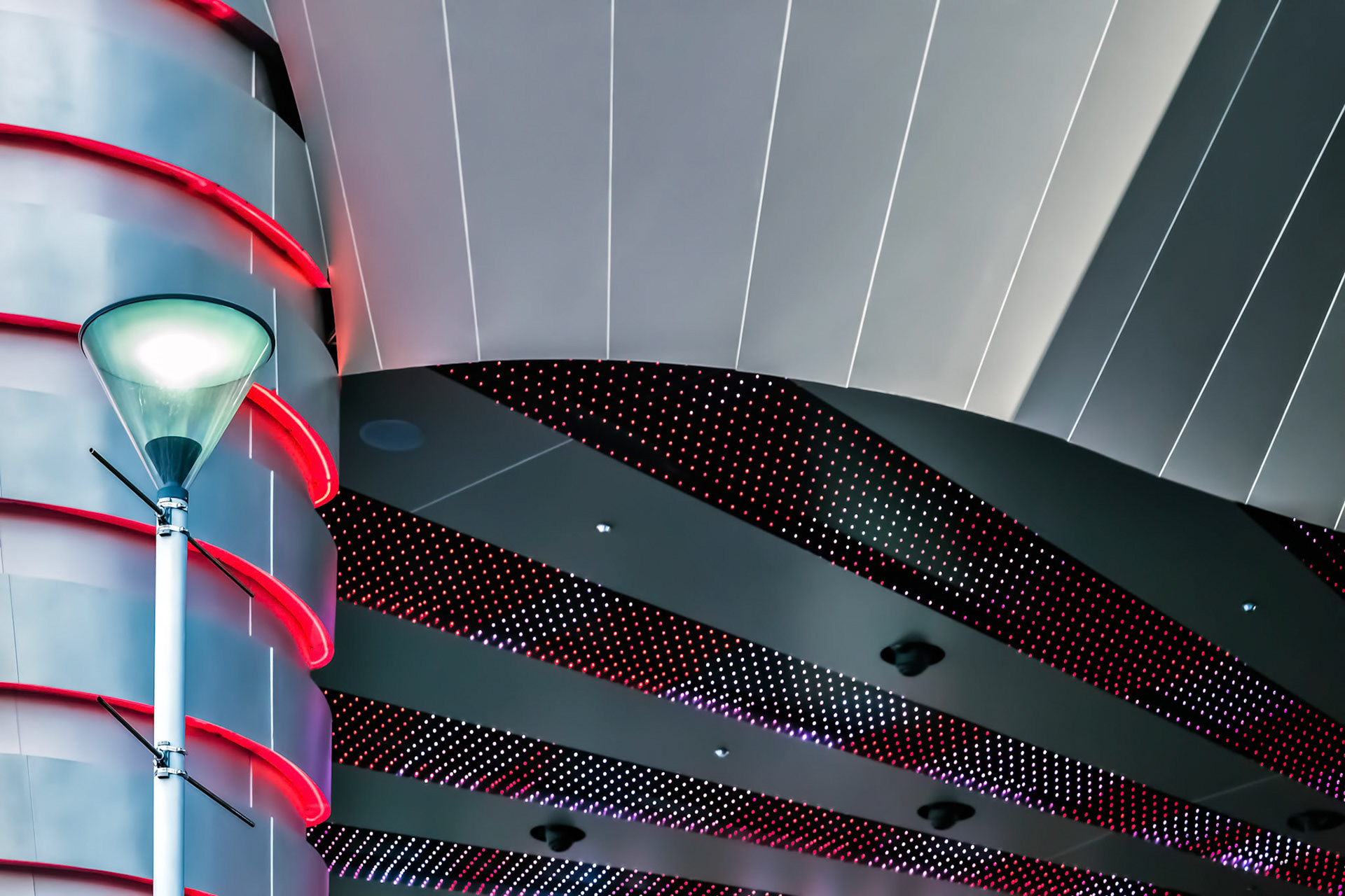 Close-up of a Building in Las Vegas