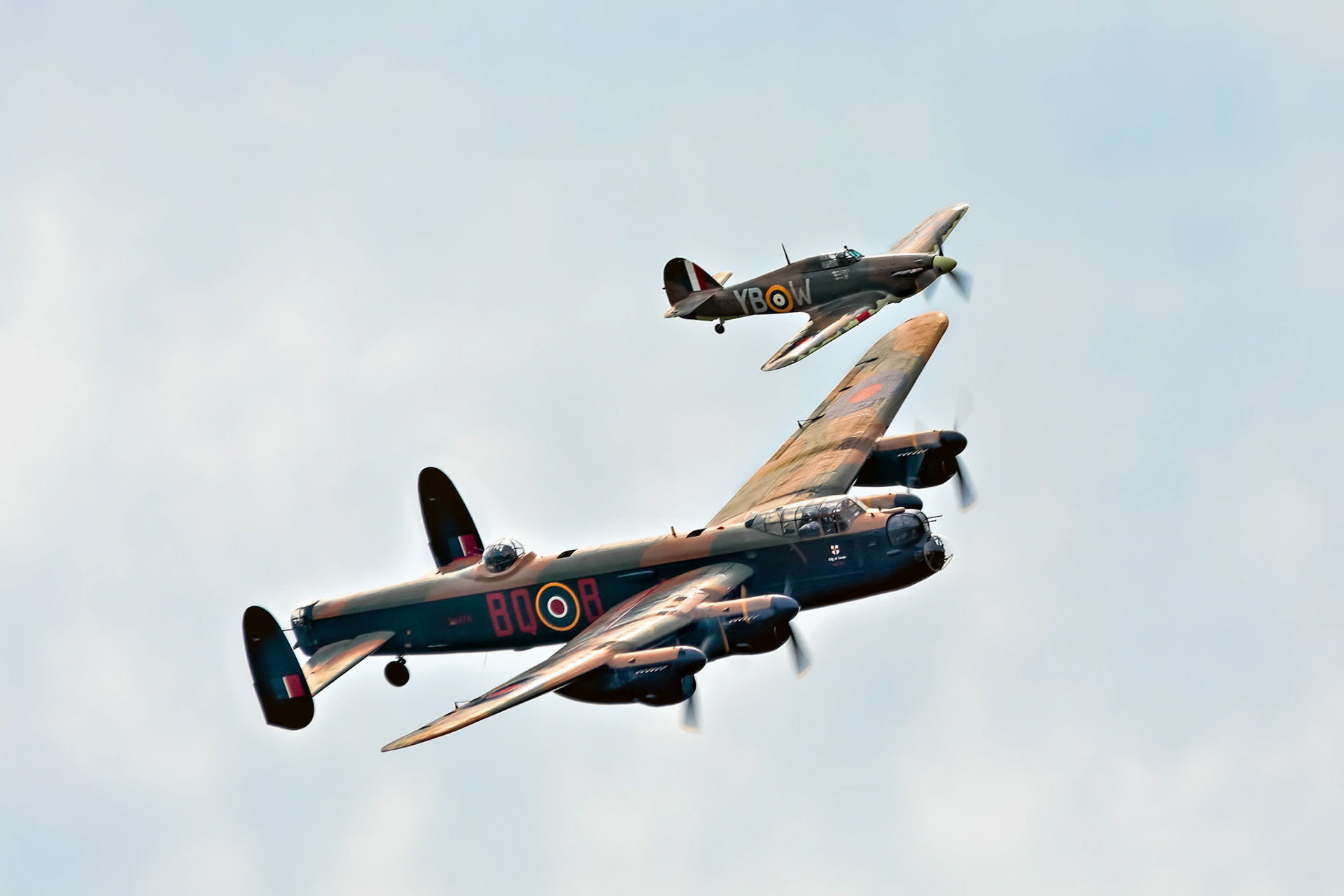 Phantom of the Ruhr Escorted by a Hurricane