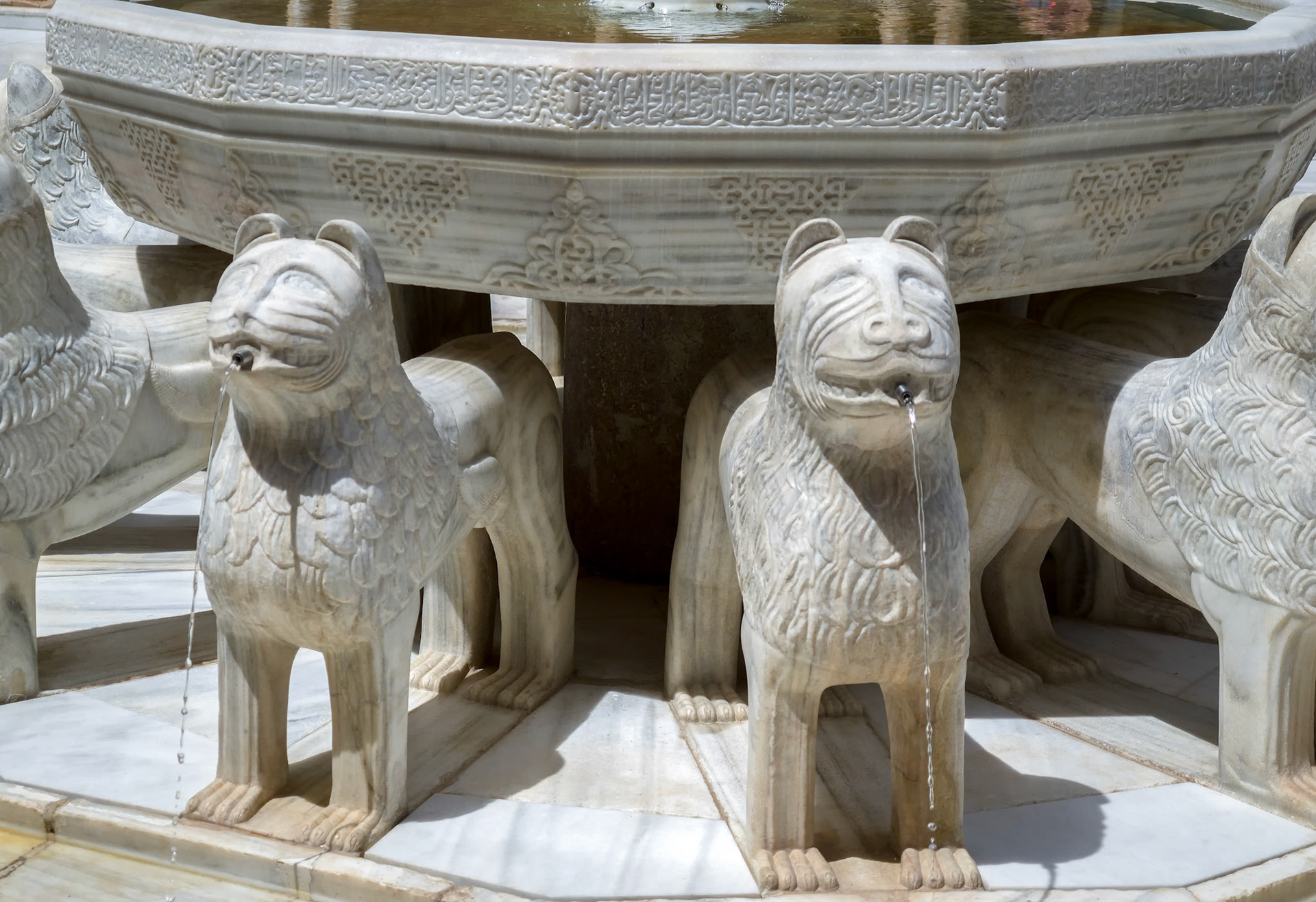 Part of the Alhambra  Palace in Granada