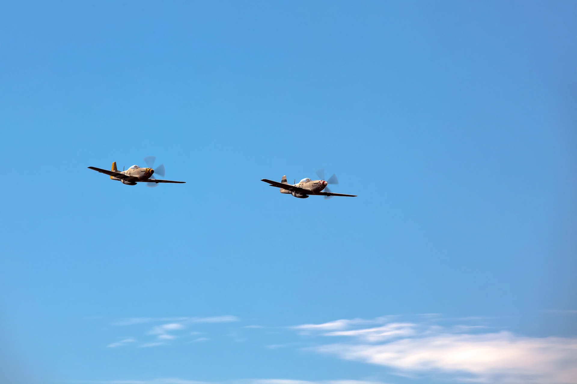 North American P-51D Mustang "Janie" and "Marinell"