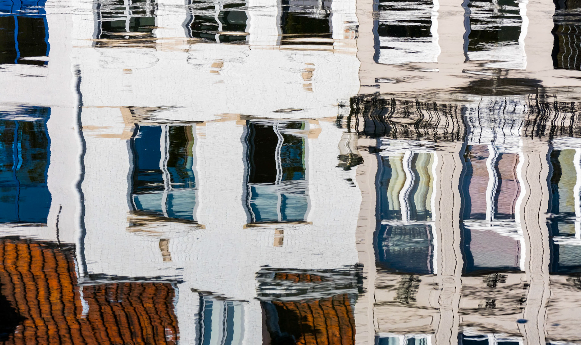Reflection in a Canal in Bruges