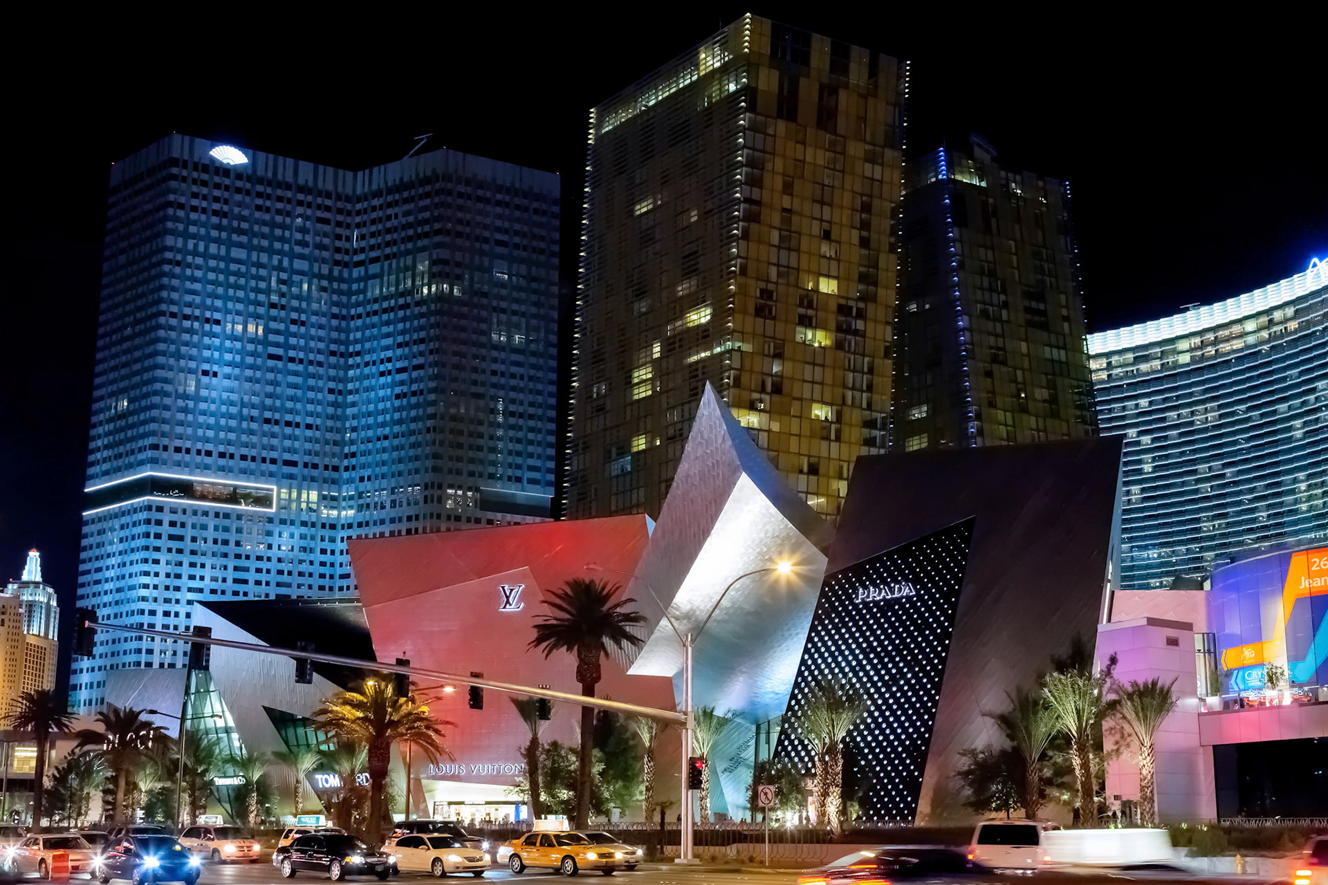 Various Hotels and Casinos along The Strip in Las Vegas
