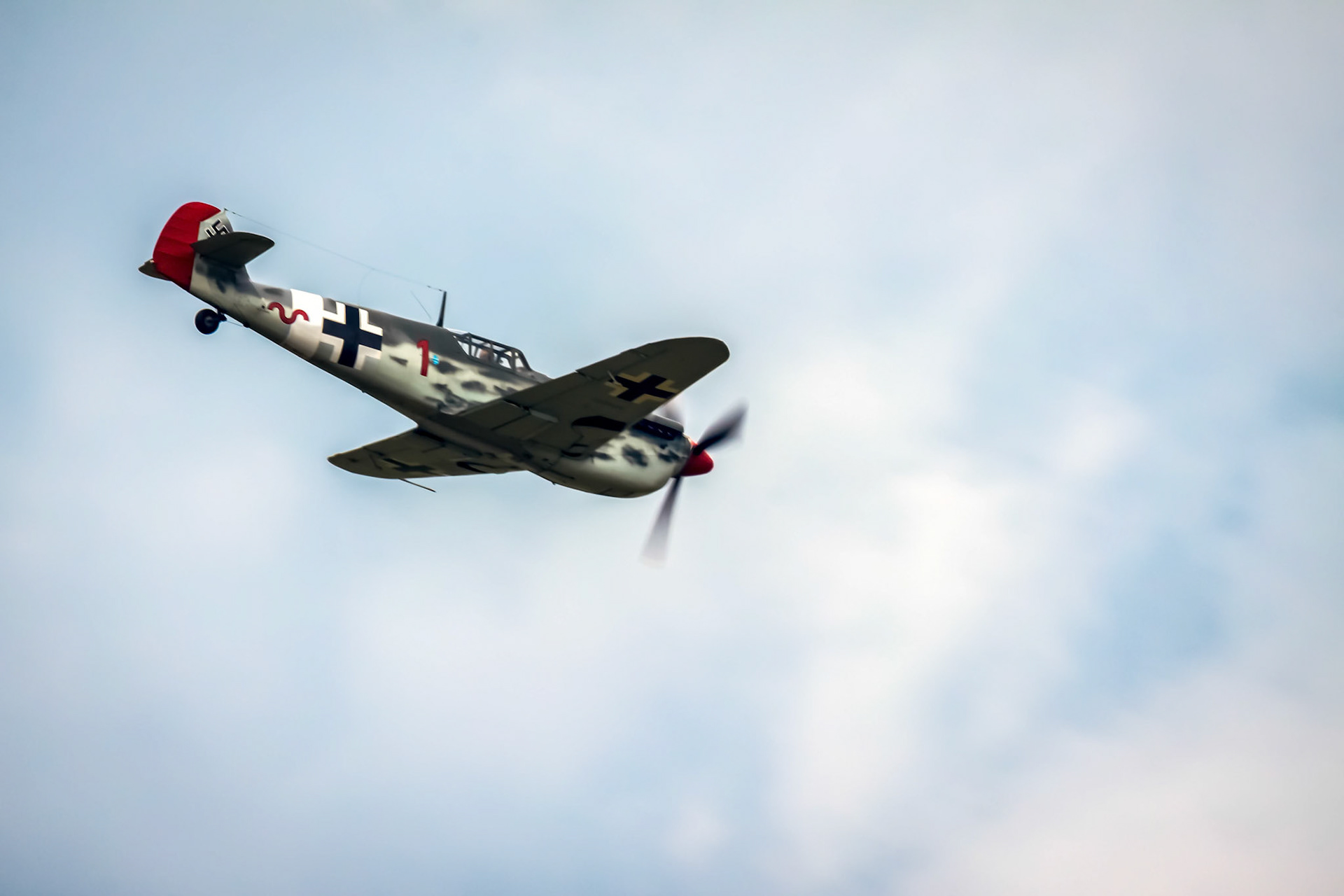 Messerchmitt BF-109G (Hispano HA-1112 MIL Buchon) in Luftwaffe Markings
