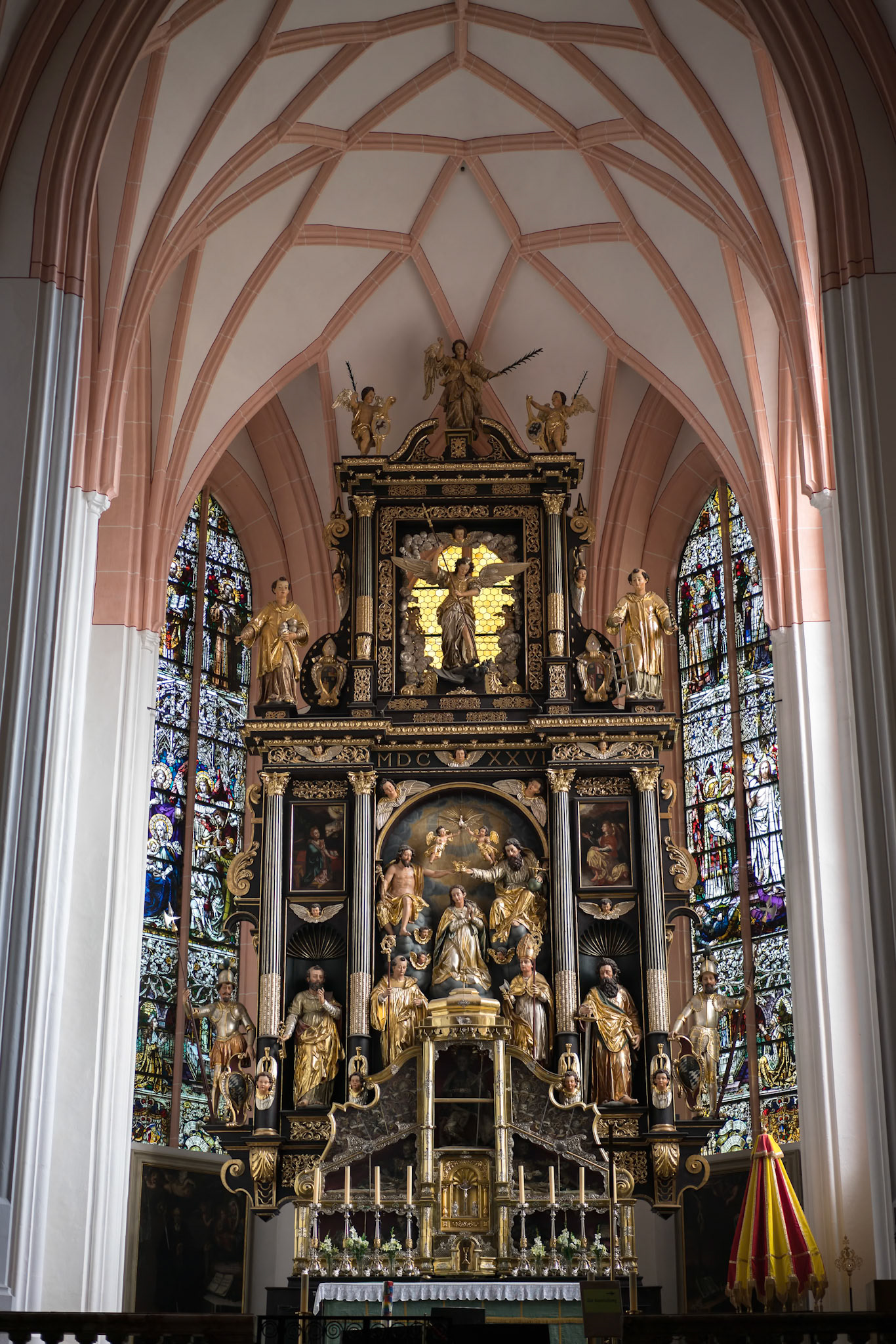 Interior View of The Collegiate Church of St Michael in Mondsee