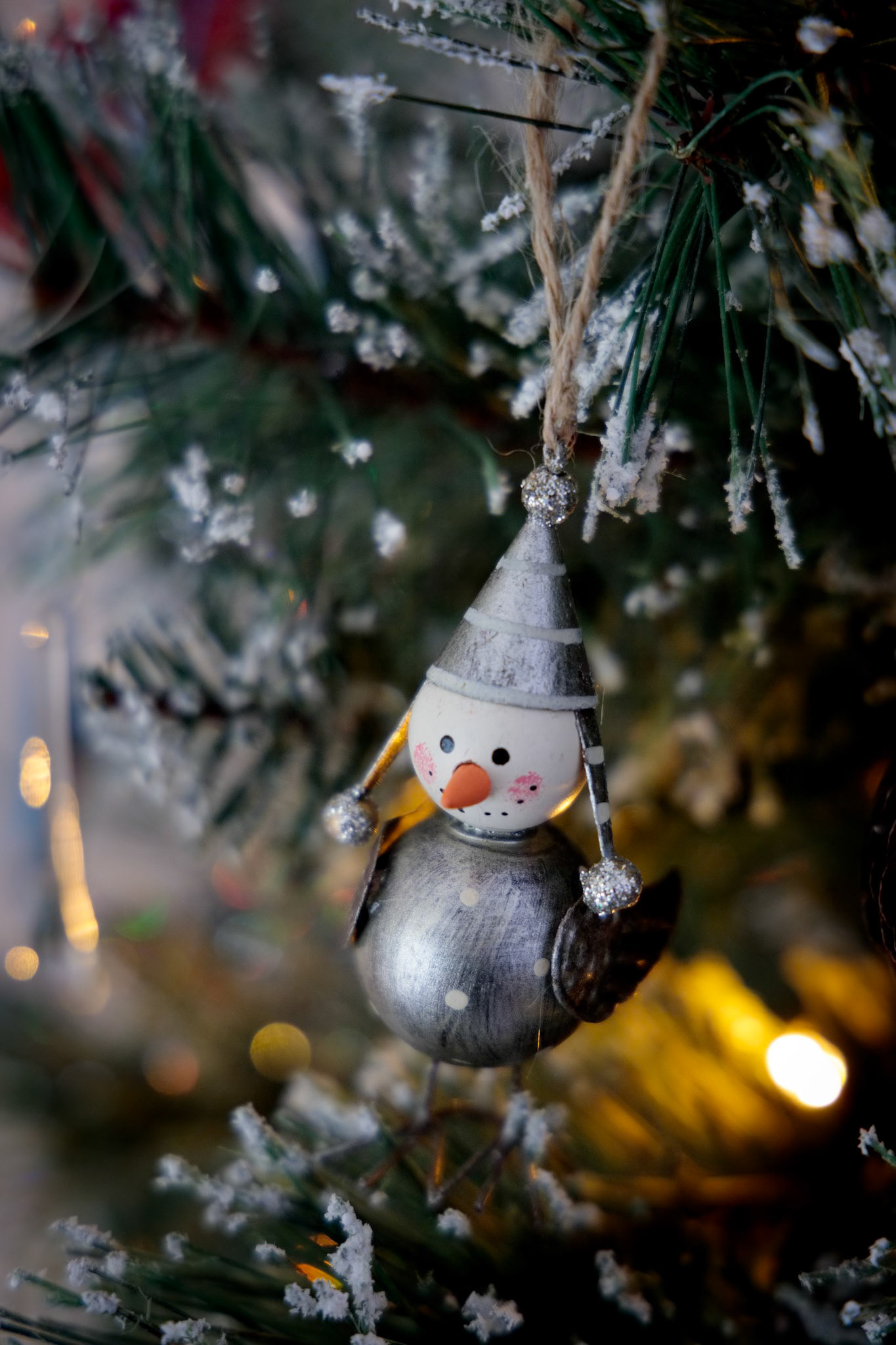 EAST GRINSTEAD, WEST SUSSEX, UK - DECEMBER 14 : Christmas tree decoration in East Grinstead West Sussex on December 14, 2020