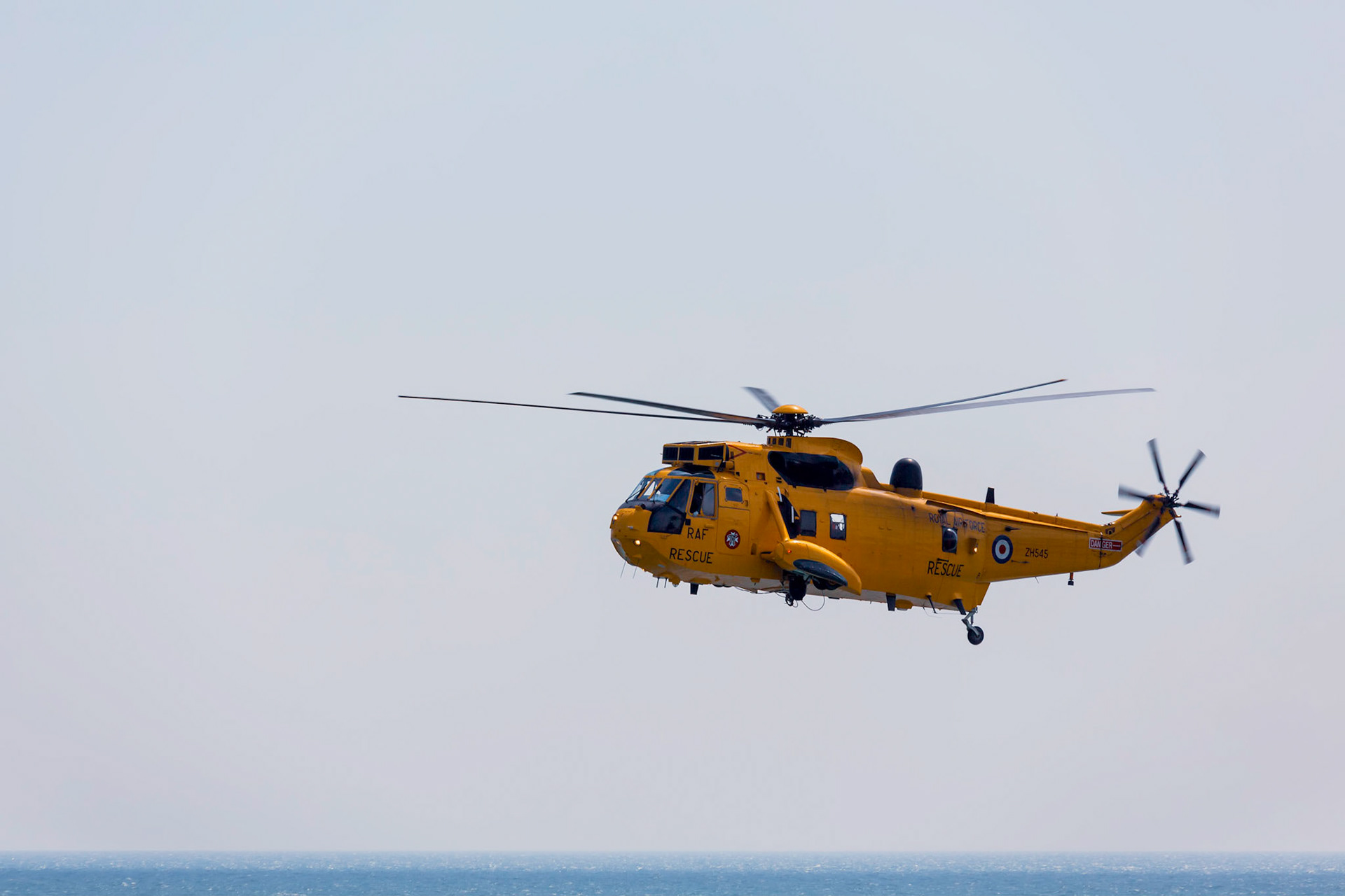 Sea King HAR3 Helicopter Display at Airbourne