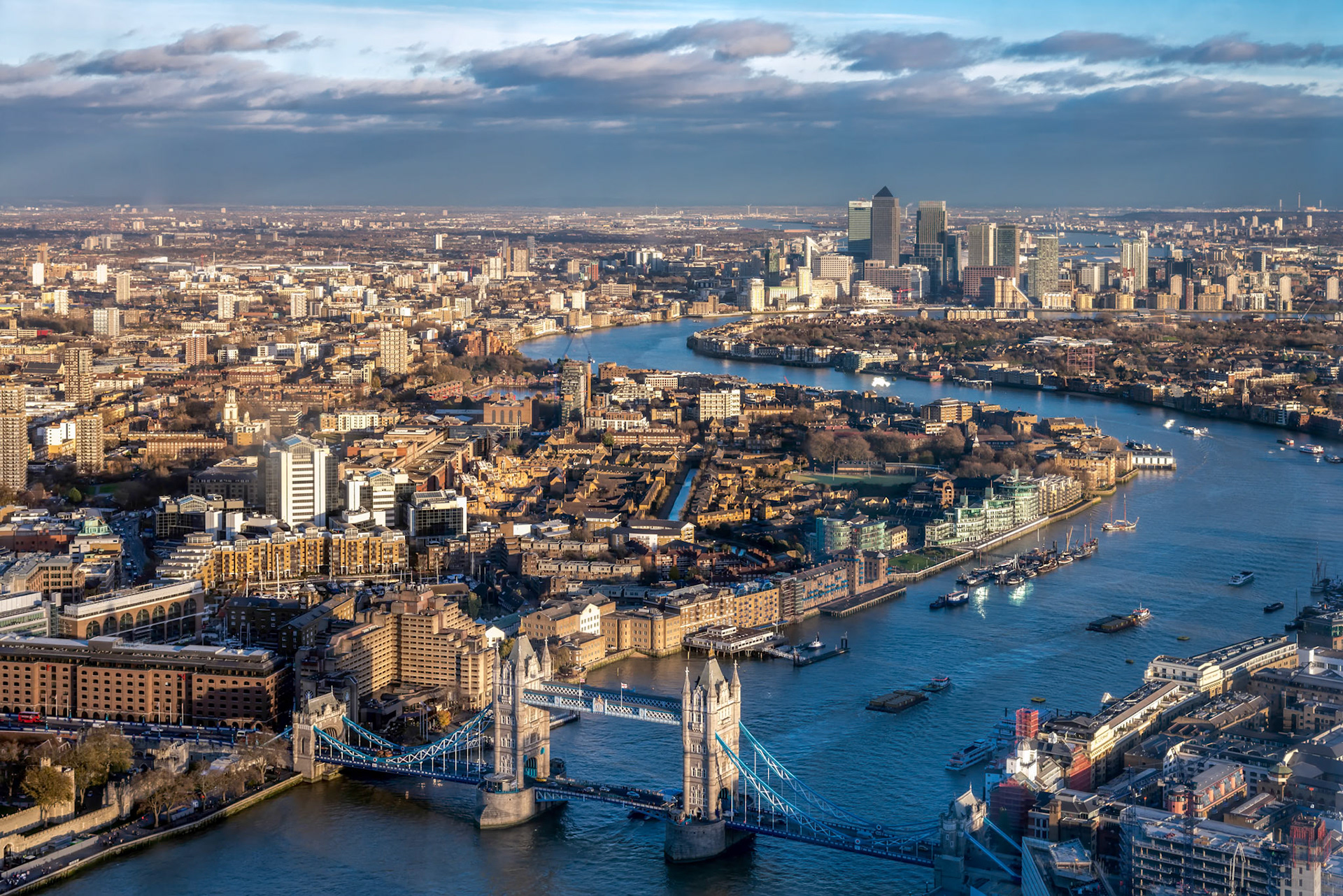 View from the Shard in London