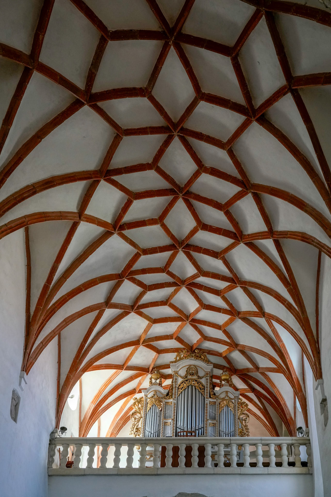 PREJMER, TRANSYLVANIA/ROMANIA - SEPTEMBER 20 : Interior view Fortified church in Prejmer Transylvania Romania on September 20, 2018