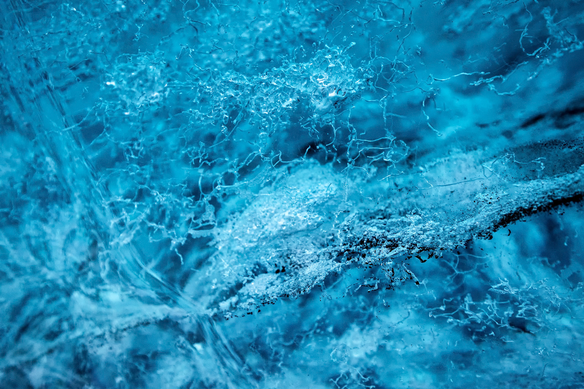 Crystal Ice Cave near Jokulsarlon
